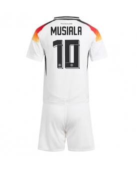 Germania Jamal Musiala #10 Maglia Gara Casa Repliche Europei 2024 Bambino